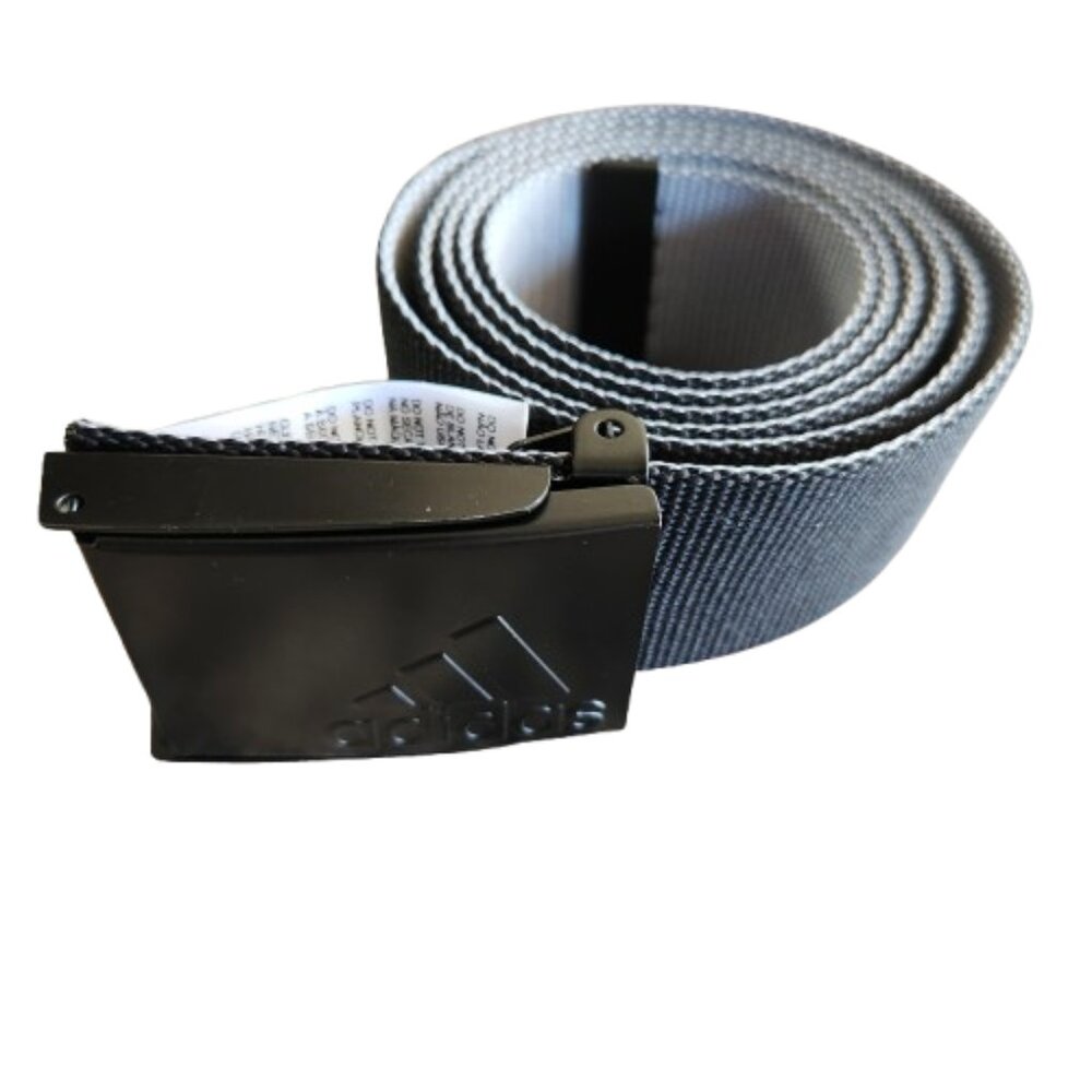 Adidas Reversible Belt Black & Grey – One Size Fits Most
